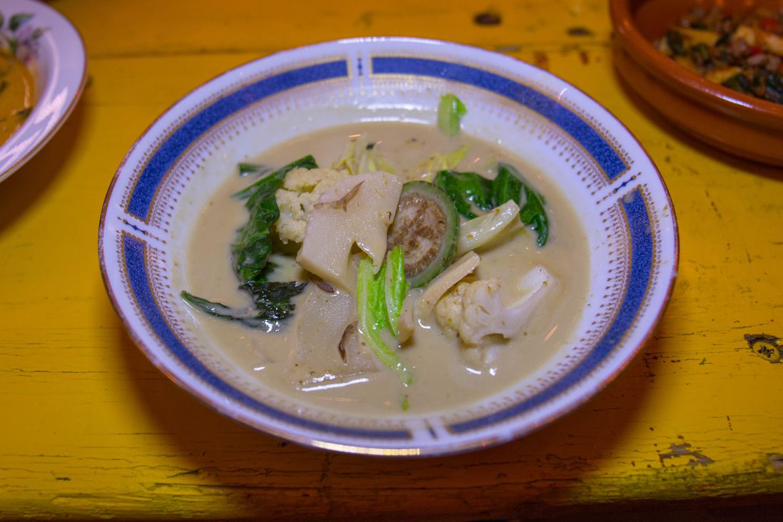 Vegetable Green Curry ($8)<br/>